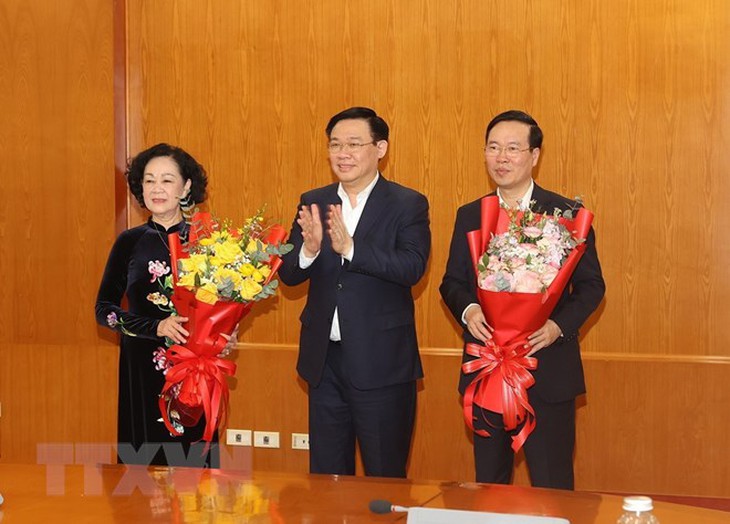 Bà Trương Thị Mai giữ chức Thường trực Ban Bí thư khóa XIII - Ảnh 6. Bà Trương Thị Mai giữ chức Thường trực Ban Bí thư khóa XIII - Ảnh 6.