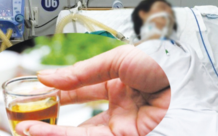 Uống rượu đến ngất xỉu, người phụ nữ nhập viện vì bị ngộ độc rượu