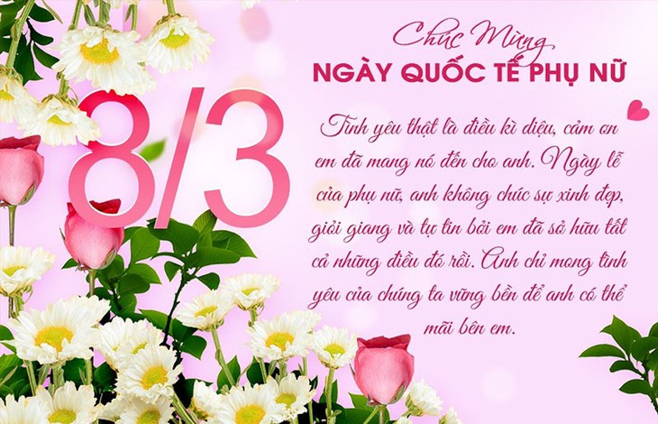 Những mẫu thiệp chúc mừng ngày 8/3 online đẹp nhất - Ảnh 2. Những mẫu thiệp chúc mừng ngày 8/3 online đẹp nhất - Ảnh 2.