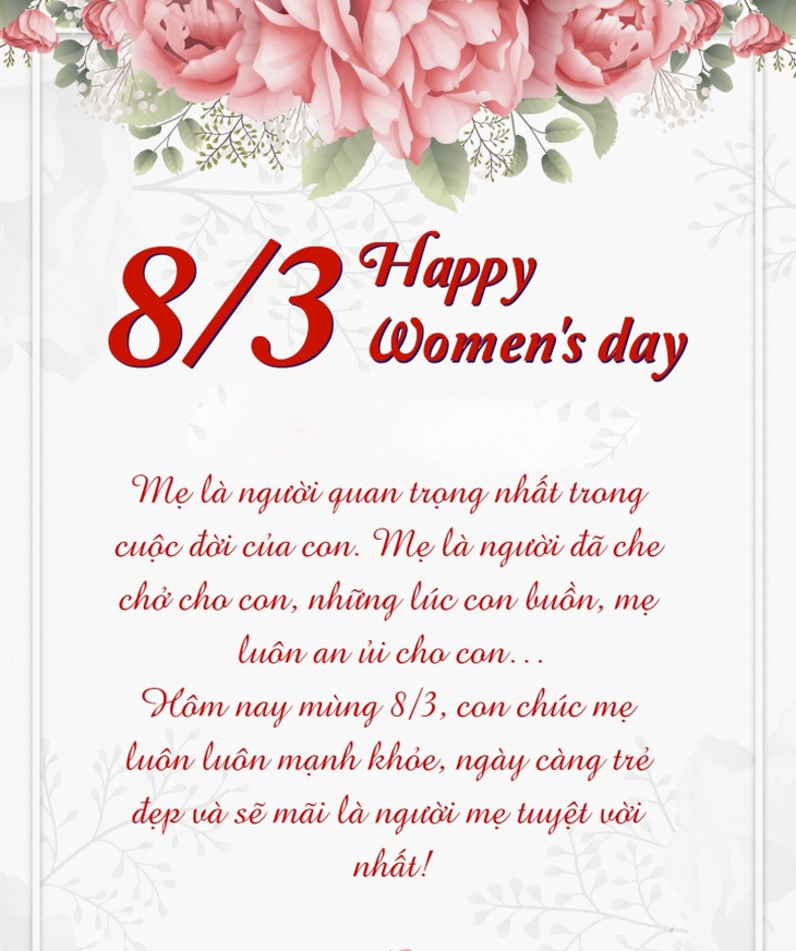 Những mẫu thiệp chúc mừng ngày 8/3 online đẹp nhất - Ảnh 3. Những mẫu thiệp chúc mừng ngày 8/3 online đẹp nhất - Ảnh 3.