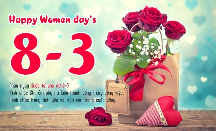 Những mẫu thiệp chúc mừng ngày 8/3 online đẹp nhất - Ảnh 5. Những mẫu thiệp chúc mừng ngày 8/3 online đẹp nhất - Ảnh 5.