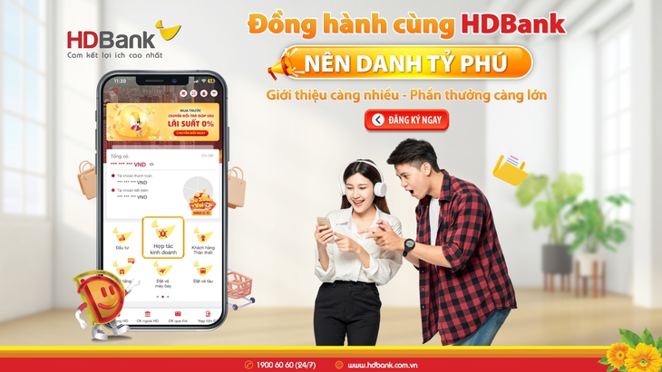 "Đồng hành cùng HDBank, nên danh tỷ phú" 2023 đã trở lại - Ảnh 1.