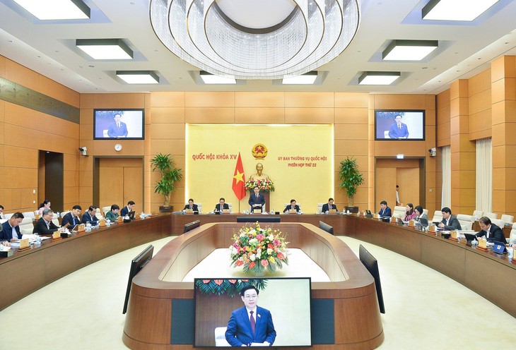 Phiên họp thứ 22 của UBTVQH sẽ cho ý kiến về các nội dung dự kiến trình Quốc hội tại Kỳ họp thứ 5 - Ảnh 1. Phiên họp thứ 22 của UBTVQH sẽ cho ý kiến về các nội dung dự kiến trình Quốc hội tại Kỳ họp thứ 5 - Ảnh 1.