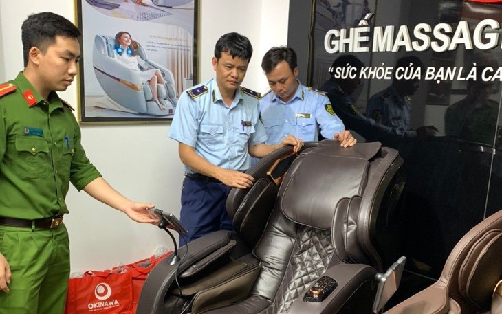 Bị xử phạt gần 100 triệu đồng  vì "nổ" là số 1 đối với một cơ sở bán ghế mát-xa