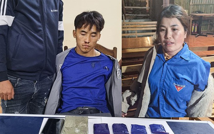 Bắt 02 đối tượng mua bán 01 bánh heroin, 800 viên ma túy tổng hợp