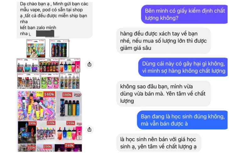 Chuyên gia y tế cảnh báo về trào lưu sử dụng thuốc lá điện tử của giới trẻ - Ảnh 2. Chuyên gia y tế cảnh báo về trào lưu sử dụng thuốc lá điện tử của giới trẻ - Ảnh 2.