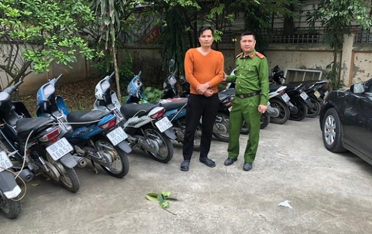 Khởi tố đối tượng nghiện gây ra hơn chục vụ trộm xe máy - Ảnh 2. Khởi tố đối tượng nghiện gây ra hơn chục vụ trộm xe máy - Ảnh 2.