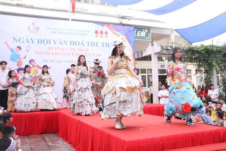 Ngôi trường đặc biệt tổ chức ngày hội văn hóa thể thao cho học sinh - Ảnh 2.