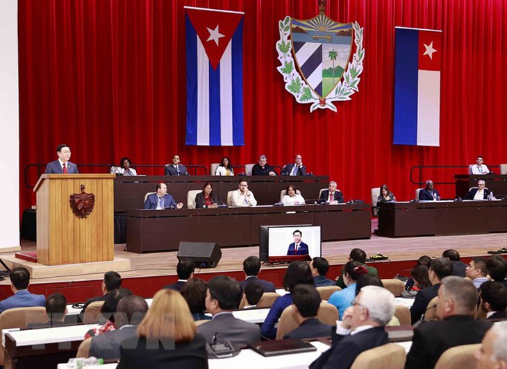 Chủ tịch Quốc hội phát biểu tại Phiên họp đặc biệt của Quốc hội Cuba - Ảnh 7. Chủ tịch Quốc hội phát biểu tại Phiên họp đặc biệt của Quốc hội Cuba - Ảnh 7.