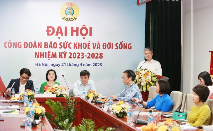 Công đoàn Báo Sức khỏe và Đời sống tổ chức thành công đại hội nhiệm kỳ 2023-2028: Nỗ lực chăm lo, bảo vệ quyền và lợi ích chính đáng của người lao động - Ảnh 5. Công đoàn Báo Sức khỏe và Đời sống tổ chức thành công đại hội nhiệm kỳ 2023-2028: Nỗ lực chăm lo, bảo vệ quyền và lợi ích chính đáng của người lao động - Ảnh 5.