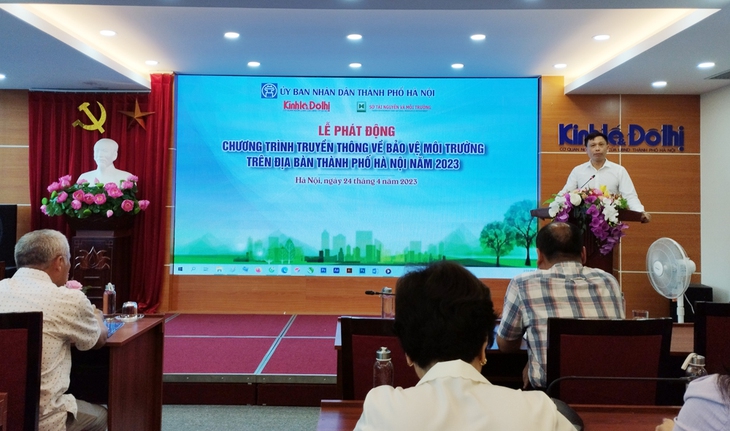Phát động chương trình truyền thông 'Bảo vệ môi trường trên địa bàn TP. Hà Nội năm 2023' - Ảnh 1.