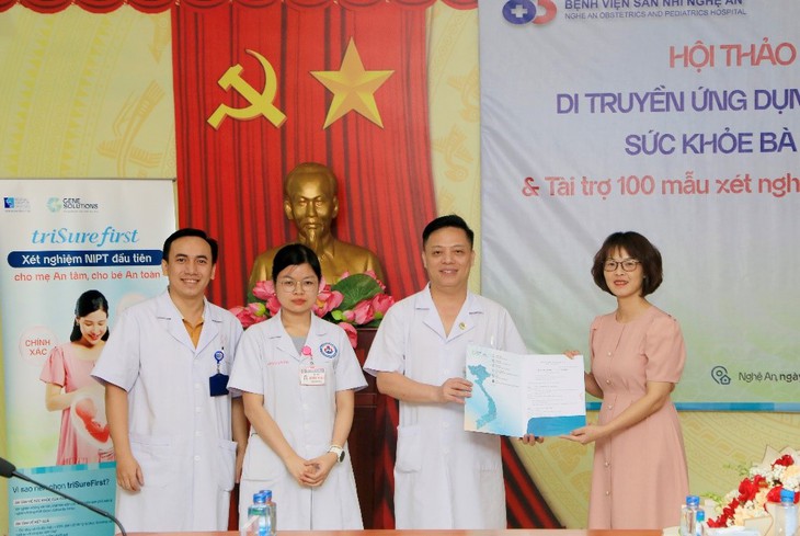 Xét nghiệm NIPTc miễn phí cho thai phụ tại Bệnh viện Sản Nhi Nghệ An - Ảnh 1. Xét nghiệm NIPTc miễn phí cho thai phụ tại Bệnh viện Sản Nhi Nghệ An - Ảnh 1.