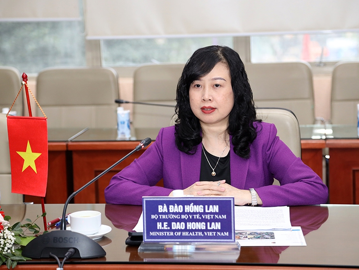Bộ trưởng Bộ Y tế Đào Hồng Lan tiếp Đại sứ Thụy Sỹ tại Việt Nam - Ảnh 1.