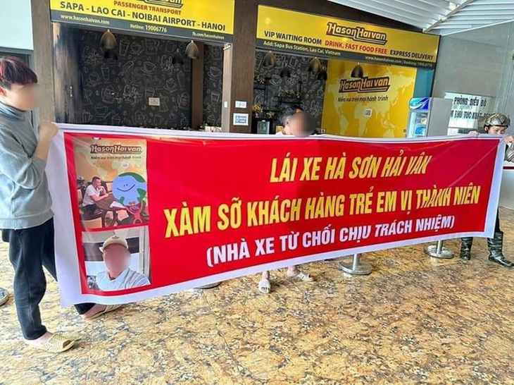Tạm giữ tài xế xe Hà Sơn - Hải Vân bị tố sàm sỡ khách trẻ vị thành niên - Ảnh 2.
