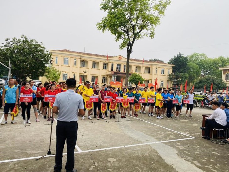 Tràng Phục Linh PLUS phối hợp tổ chức Giải bóng chuyền hơi tại tỉnh Vĩnh Phúc - Ảnh 1.