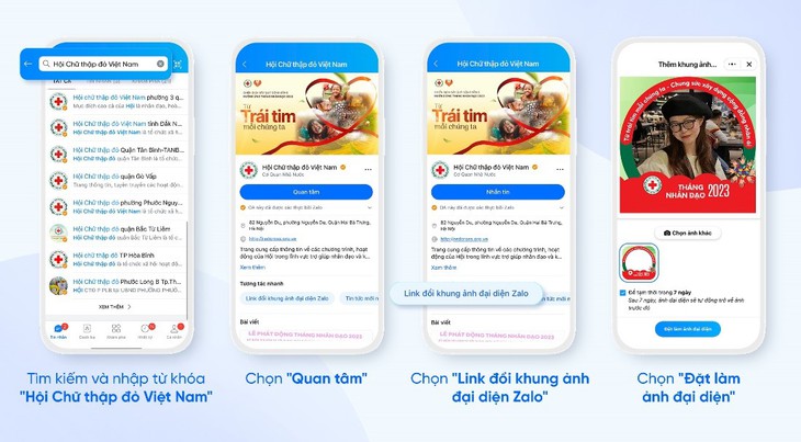 Thay ảnh đại diện trên Zalo hưởng ứng Tháng Nhân đạo 2023 - Ảnh 3.