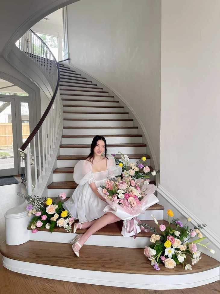 Ca sĩ Thanh Hà khoe con gái xinh đẹp, làm điều dưỡng ở Mỹ nhưng sở hữu thân hình bốc lửa như siêu mẫu quốc tế - Ảnh 1.