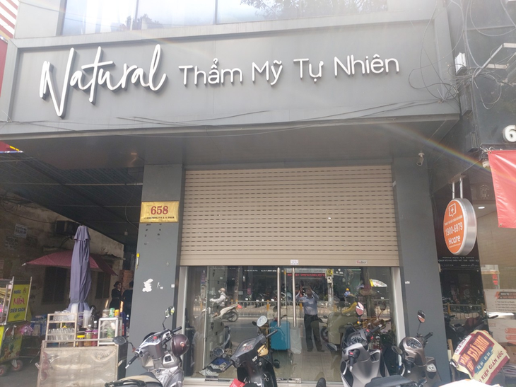 TP.HCM: Thẩm mỹ viện Natural ngang nhiên hoạt động không phép - Ảnh 1. TP.HCM: Thẩm mỹ viện Natural ngang nhiên hoạt động không phép - Ảnh 1.