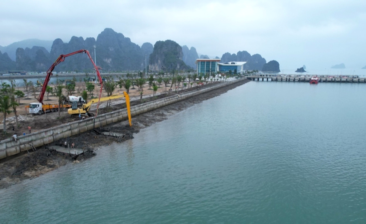 Quảng Ninh: Lắp đặt thêm một bến cảng mới tại bến Ao Tiên phục vụ tàu cỡ nhỏ - Ảnh 1. Quảng Ninh: Lắp đặt thêm một bến cảng mới tại bến Ao Tiên phục vụ tàu cỡ nhỏ - Ảnh 1.