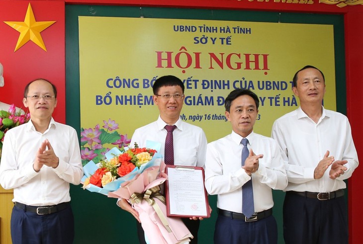 Sở Y tế Hà Tĩnh có tân phó giám đốc - Ảnh 1. Sở Y tế Hà Tĩnh có tân phó giám đốc - Ảnh 1.
