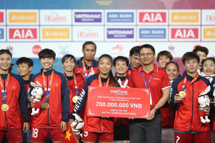 Bất ngờ với số tiền thưởng "khủng" đội tuyển nữ Việt Nam nhận được sau chiến tích lịch sử - Ảnh 1. Bất ngờ với số tiền thưởng "khủng" đội tuyển nữ Việt Nam nhận được sau chiến tích lịch sử - Ảnh 1.