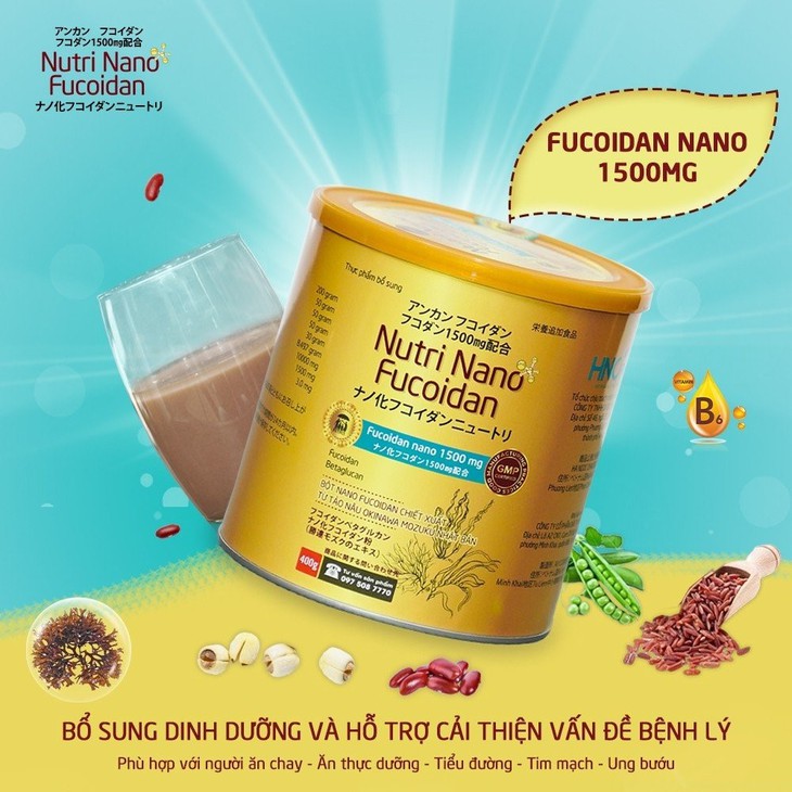 Dinh dưỡng lành mạnh từ thực dưỡng ứng dụng Fucoidan Nano - Ảnh 1.