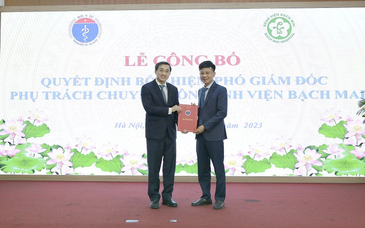 Bộ Y tế bổ nhiệm Phó giám đốc phụ trách chuyên môn Bệnh viện Bạch Mai - Ảnh 1.