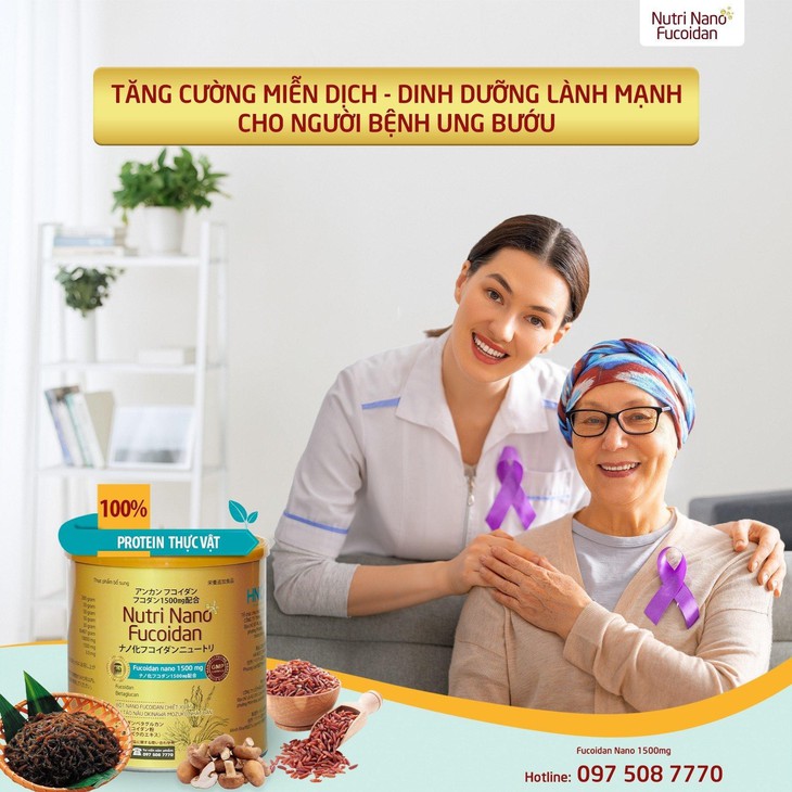 Thực dưỡng miễn dịch từ Fucoidan Nano - dinh dưỡng lành mạnh cho người bệnh ung bướu - Ảnh 2.
