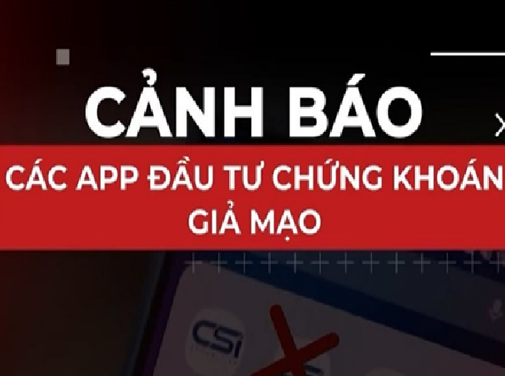 Cảnh báo app lừa đảo đầu tư chứng khoán - Ảnh 1.