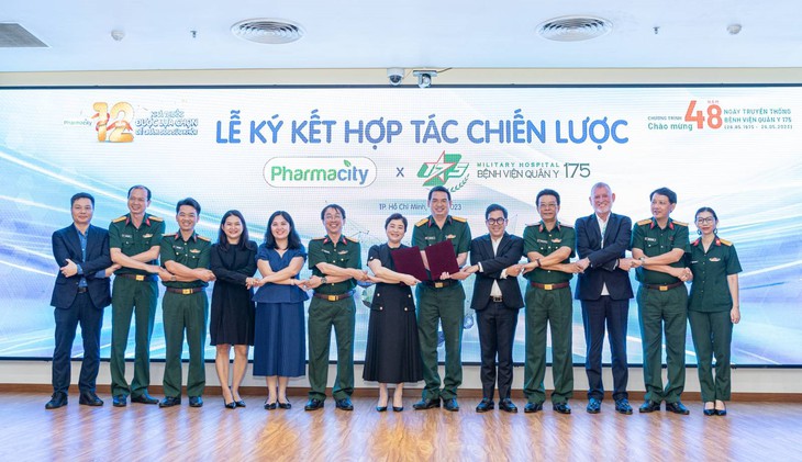Pharmacity thắt chặt quan hệ đối tác chiến lược với Bệnh viện Quân y 175 - Ảnh 2. Pharmacity thắt chặt quan hệ đối tác chiến lược với Bệnh viện Quân y 175 - Ảnh 2.