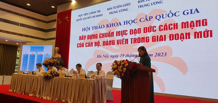 Xây dựng chuẩn mực đạo đức cách mạng của cán bộ, đảng viên trong giai đoạn mới - Ảnh 3.