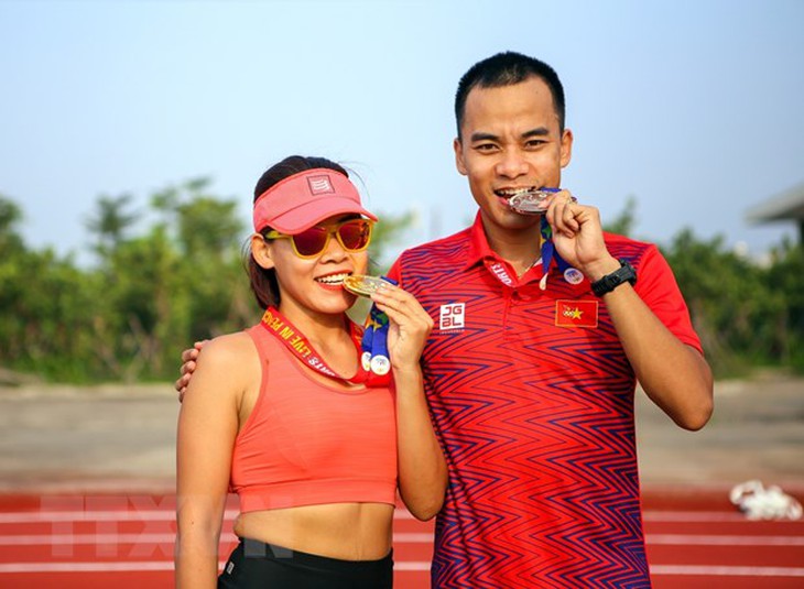 Gặp gỡ 2 chị em VĐV Điền kinh lan tỏa tinh thần thể thao vì cộng đồng - Ảnh 1. Gặp gỡ 2 chị em VĐV Điền kinh lan tỏa tinh thần thể thao vì cộng đồng - Ảnh 1.