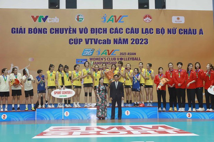 Việt Nam lần đầu vô địch giải bóng chuyền các câu lạc bộ nữ châu Á - Ảnh 1. Việt Nam lần đầu vô địch giải bóng chuyền các câu lạc bộ nữ châu Á - Ảnh 1.