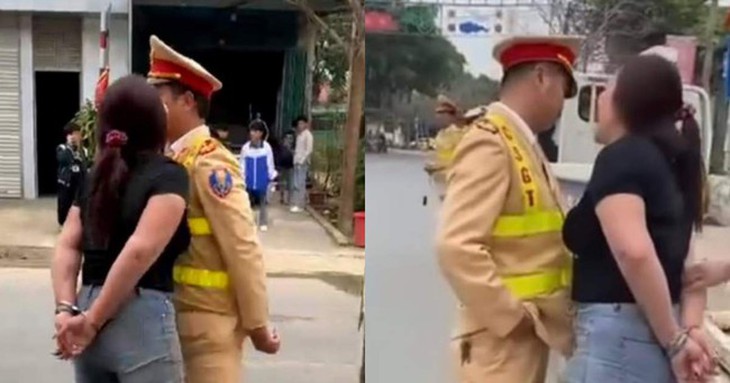 Người phụ nữ xé biên bản, đòi 'hôn CSGT tới chết' lĩnh 20 tháng tù - Ảnh 2.