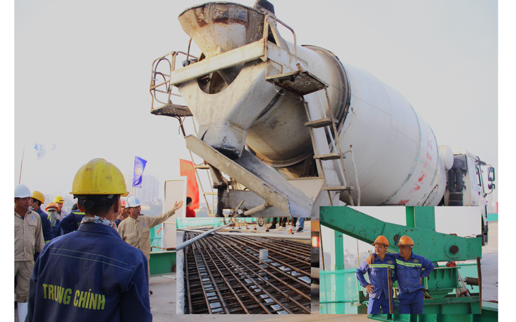 Hà Nội: Cầu Vĩnh Tuy 2 chính thức hoàn thành khối hợp long cuối cùng