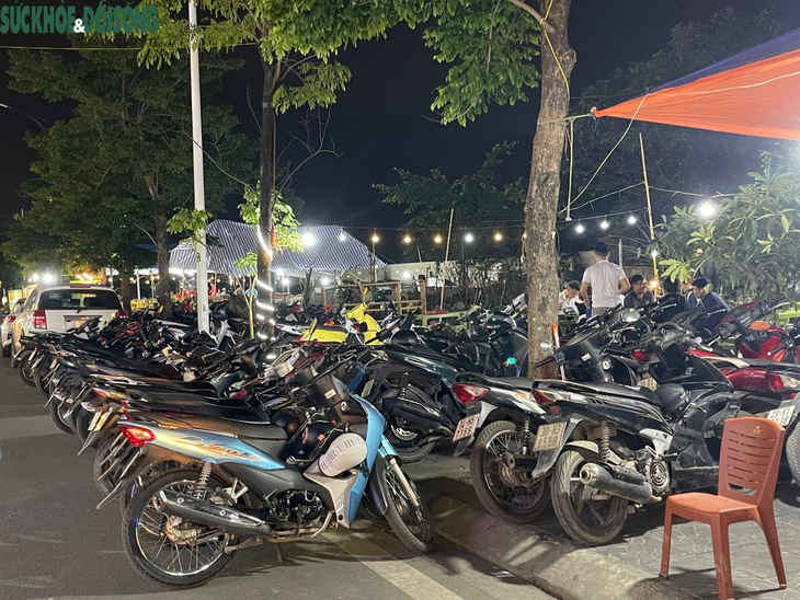 Ngang nhiên chiếm dụng vỉa hè của một tuyến phố để buôn bán - Ảnh 2. Ngang nhiên chiếm dụng vỉa hè của một tuyến phố để buôn bán - Ảnh 2.