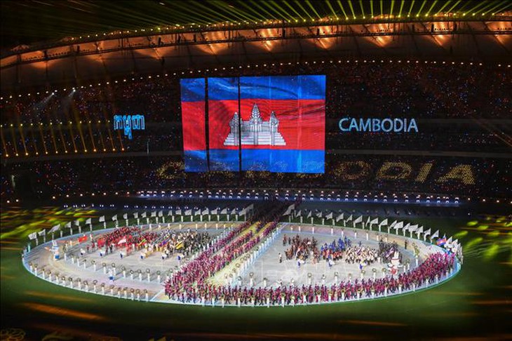 Những hình ảnh đẹp mắt tại Lễ khai mạc SEA Games 32 - Ảnh 17.