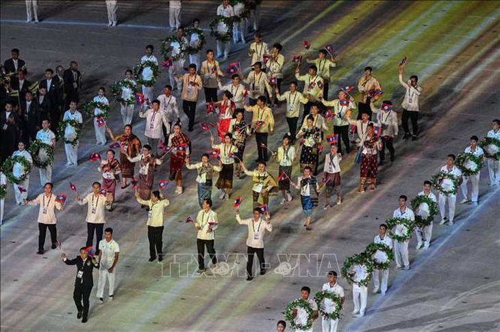 Những hình ảnh đẹp mắt tại Lễ khai mạc SEA Games 32 - Ảnh 16.