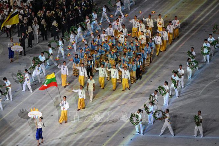 Những hình ảnh đẹp mắt tại Lễ khai mạc SEA Games 32 - Ảnh 14.