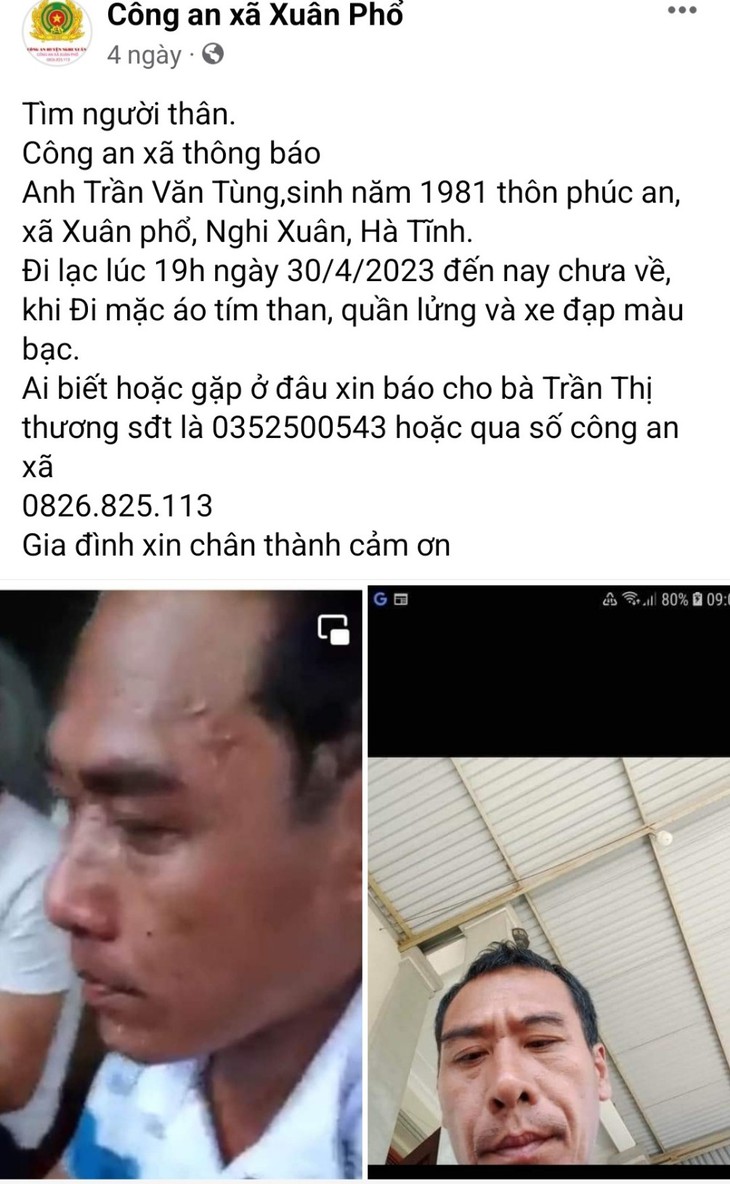 Người đàn ông rời nhà đi biệt tăm, cả gia đình hoang mang - Ảnh 1.