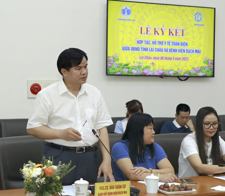 Hợp tác toàn diện y tế BV Bạch Mai và UBND tỉnh Lai Châu: Người dân phải được thụ hưởng lợi ích - Ảnh 1. Hợp tác toàn diện y tế BV Bạch Mai và UBND tỉnh Lai Châu: Người dân phải được thụ hưởng lợi ích - Ảnh 1.