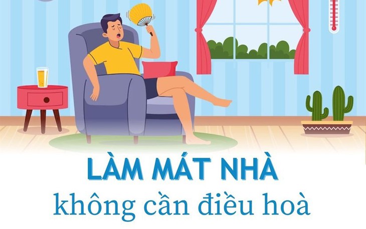 [Infographics] Hướng dẫn cách làm mát nhà không cần điều hòa