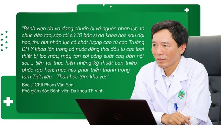 Bệnh viện ĐK TP Vinh, địa chỉ tin cậy của người bệnh trong phẫu thuật nội soi điều trị sỏi tiết niệu - Ảnh 6. Bệnh viện ĐK TP Vinh, địa chỉ tin cậy của người bệnh trong phẫu thuật nội soi điều trị sỏi tiết niệu - Ảnh 6.