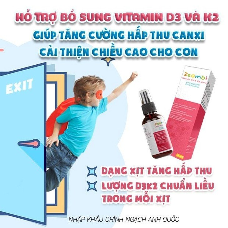 Bổ sung vitamin D3 đúng cách, cho con chiều cao tối ưu - Ảnh 3.