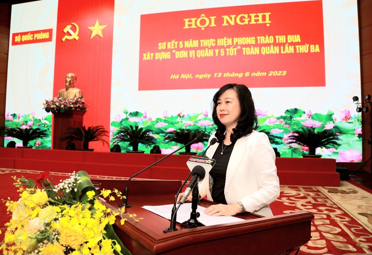Bộ trưởng Bộ Y tế: Tiếp tục triển khai hiệu quả Chương trình kết hợp quân dân y chăm sóc sức khỏe nhân dân - Ảnh 1. Bộ trưởng Bộ Y tế: Tiếp tục triển khai hiệu quả Chương trình kết hợp quân dân y chăm sóc sức khỏe nhân dân - Ảnh 1.