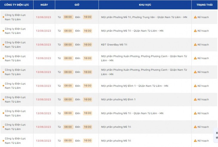 Lịch cắt điện ở Hà Nội hôm nay 13/6: Điều đáng lo ngại xuất hiện - Ảnh 3.