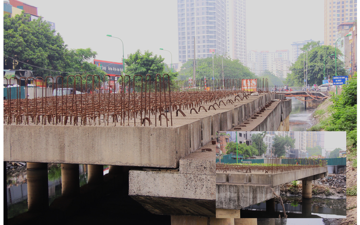 Cận cảnh cầu dự án vành đai 2,5 trơ sắt, bỏ hoang đã 13 năm