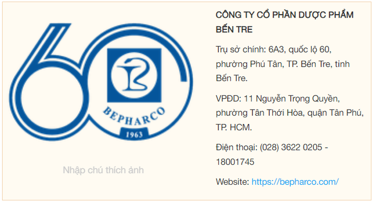 Dược phẩm Bến Tre - Nhìn lại chặng đường 60 năm rực rỡ - Ảnh 3.