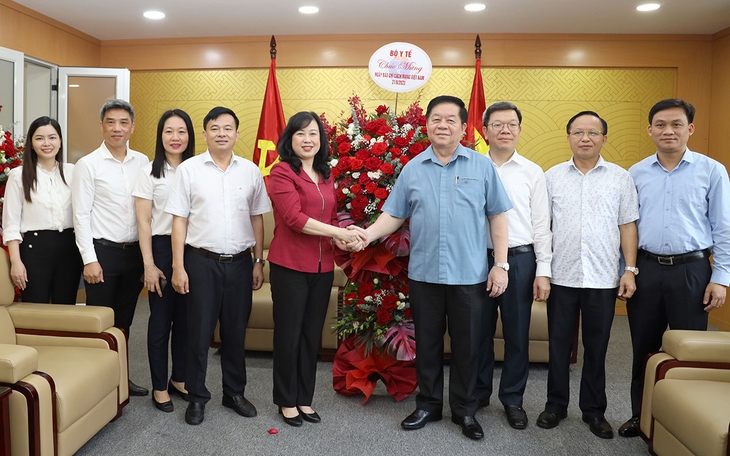 Bộ trưởng Đào Hồng Lan chúc mừng Ban Tuyên Giáo Trung ương và các cơ quan thông tấn, báo chí