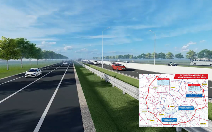 Hà Nội: Khởi công đồng loạt 4 điểm dự án Vành đai 4 